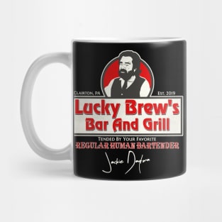 Lucky Brew's Bar and Grill - WWDITS Mug